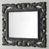 Specchio Bagno Barocco 94X75 Grigio Antracite
