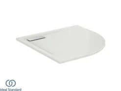 Piatto Doccia Ideal Standard® Ultra Flat New Semicircolare 90x90 Cm Con Ideal Grip Bianco Semilucido