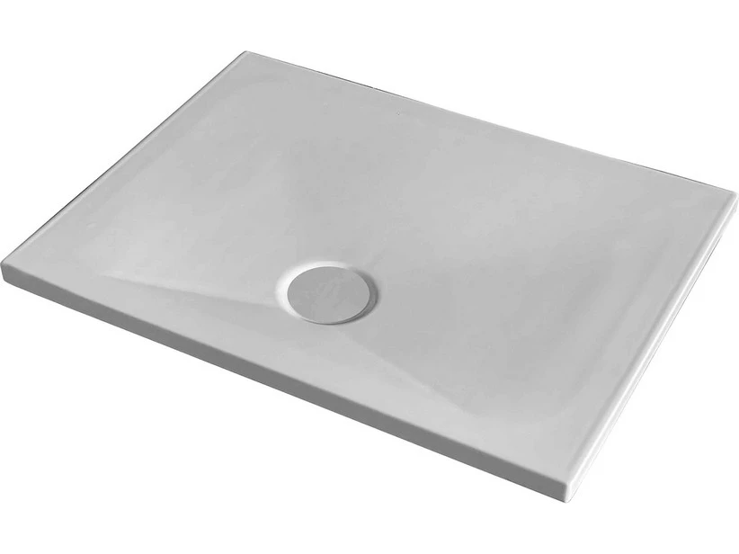 Piatto Doccia Puro Rettangolare 90x70 Cotone Bianco Opaco 1 Piatto Doccia Puro Rettangolare 90x70 Cotone Bianco Opaco