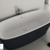 Vasca Freestanding Ideal Standard® Atelier Dea 180x80 Cm Bicolore Bianco/Nero Seta Opaco