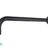 Braccio Doccia Pico 35 Cm Tondo Nero Opaco