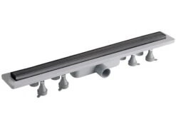 Canalina Raso-Doccia ABS/Inox 600 Mm Nero Opaco