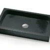 Lavabo Da Appoggio Circe In Resina Decorata Nero Africa