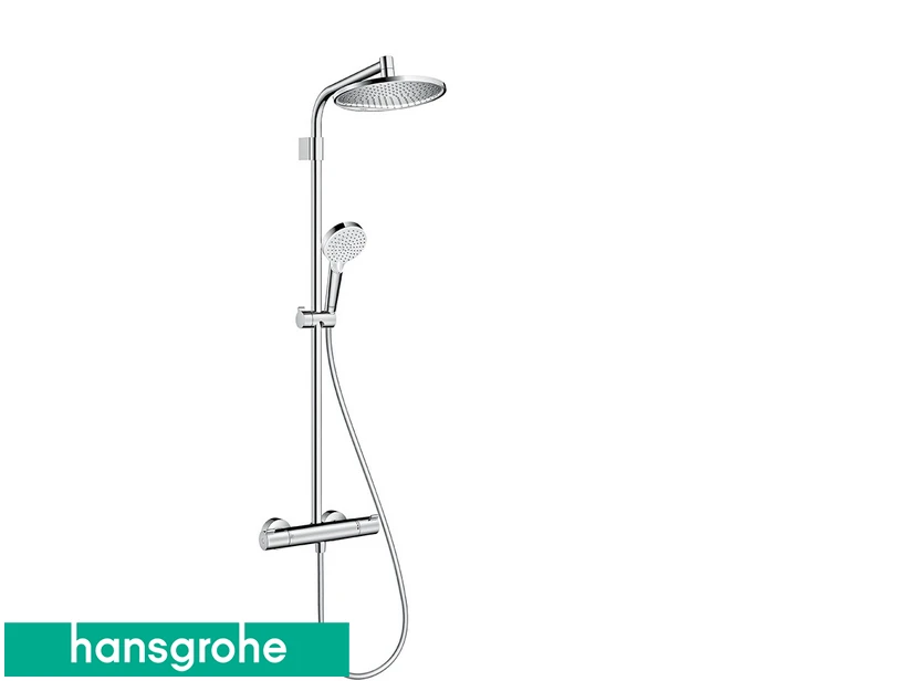 Colonna Doccia Crometta S240 Varia Con Miscelatore Termostatico E Soffione Tondo Cromo 1 Colonna Doccia Crometta S240 Varia Con Miscelatore Termostatico E Soffione Tondo Cromo