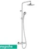 Colonna Doccia Hansgrohe® Vernis Blend Con Miscelatore Termostatico E Soffione Ø200 Tondo Cromo