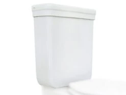 Cassetta Per Wc Monoblocco Epoque Con Meccanismo Incluso - Fin Bianco Lucido