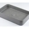 Lavabo Da Appoggio Concrete 50,6x32,6 H10 Cemento