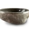 Lavabo Da Appoggio Pietra Riverstone Ø50H15 Pietra Naturale Nero