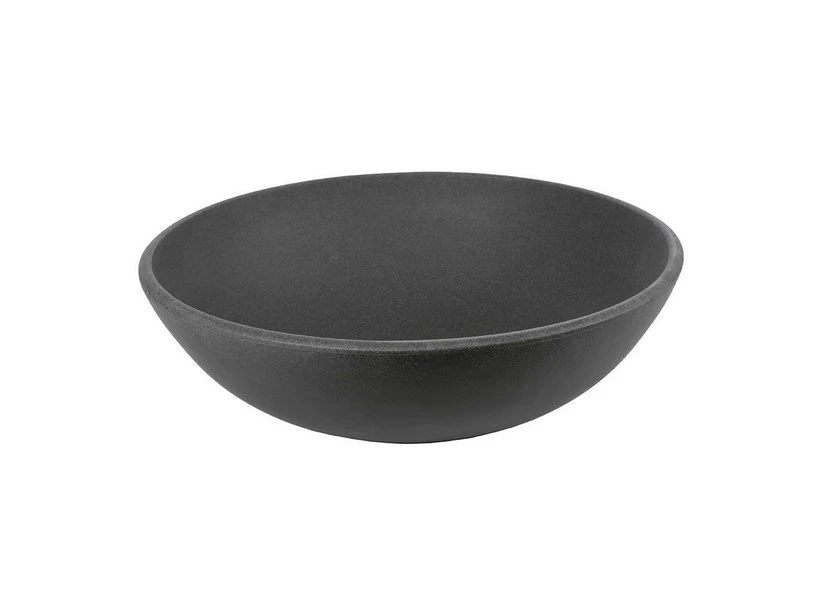 Lavabo Da Appoggio Semisfera Cm. Ø42 In Resina Opaco Grigio Carnico 1 Lavabo Da Appoggio Semisfera Cm. Ø42 In Resina Opaco Grigio Carnico