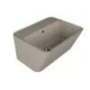 Lavabo Sospeso/Appoggio Wynn 50X40Xh.25 In Ceramica Opaco Matera