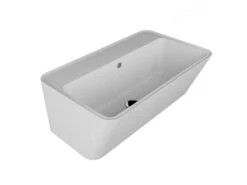 Lavabo Sospeso/Appoggio Wynn 70X40Xh.25 In Ceramica Opaco Bianco