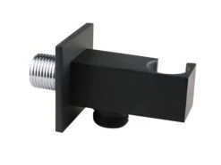 Presa Acqua Mel Duplex Quadra Nero Opaco