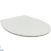 Sedile Wc Ideal Standard® Quarzo-Eurovit Bianco Lucido Con Cerniere In Nylon