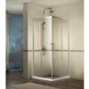 Box Doccia Angolare Neptum 70x70 H190 Porte Scorrevoli Cristallo 6 Mm Trasparente Cromato