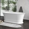 Vasca Freestanding Olympia 160x78,5 Cm Bianco Opaco