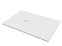 Piatto Doccia Rettangolare Crypto 80x100 H2,5 Cm In Resina Bianco