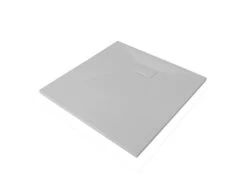 Piatto Doccia Stone 80X80 H2,6 In Resina Grigio Cemento