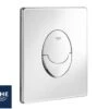 Placca Wc Grohe® Start 2 Pulsanti Cromo
