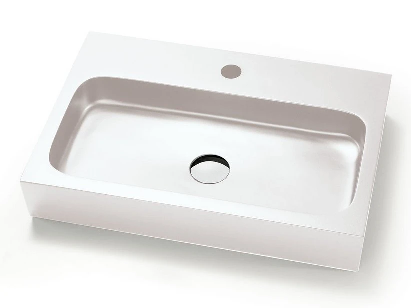 Lavabo Appoggio/Incasso Ponza 60 In Resina Opaco Bianco Carrara 1 Lavabo Appoggio/Incasso Ponza 60 In Resina Opaco Bianco Carrara