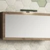 Specchio Bagno Qubo 100 Contenitore Sherwood