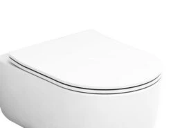 Sedile Wc Slim Solana Soft-Close Bianco Lucido