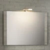 Specchio Bagno Smile Cm. 89X60 Larice Grigio