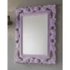 Specchio Bagno Barocco 94X75 Lilla