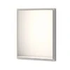 Specchio Bagno Con Luce Led Classic 90x73 Cm Grigio Nuvola