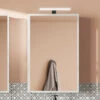 Specchio Bagno Qubo Contenitore 50x85 P14 Verticale Bianco Matrix