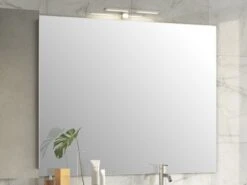 Specchio Bagno Filo Lucido Con Bordo In Pvc Cm. 139X100