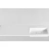 Lavabo Da Appoggio Unitop Hide 180X51,5 Destro In Resina Opaco Bianco