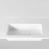 Lavabo Da Appoggio Unitop Hide 90,5X51,5 In Resina Lucido Bianco